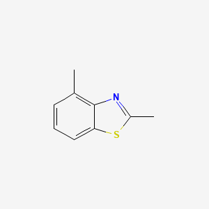 Chemical structure of 2,4-DIMETHYLBENZOTHIAZOLE