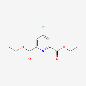 Chemical structure of Diethyl 4-chloropyridine-2,6-dicarboxylate