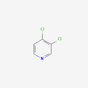 Chemical structure of 3,4-Dichloropyridine