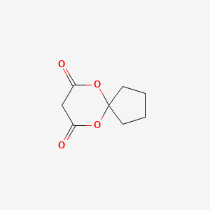 Chemical structure of 6,10-Dioxaspiro[4.5]decane-7,9-dione