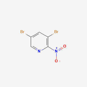 Chemical structure of 3,5-Dibromo-2-nitropyridine