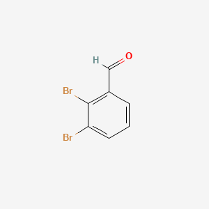 Chemical structure of 2,3-Dibromobenzaldehyde