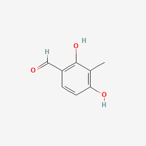 Chemical structure of 2,4-Dihydroxy-3-methylbenzaldehyde