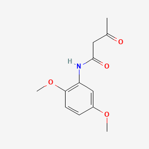 Chemical structure of 2,5-Dimethoxyacetoacetanilide