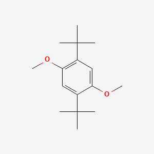 Chemical structure of 1,4-Di-tert-butyl-2,5-dimethoxybenzene