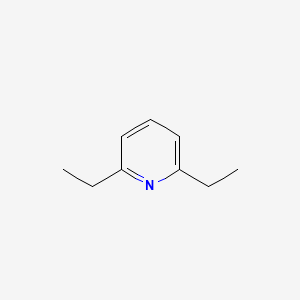 Chemical structure of 2,6-Diethylpyridine