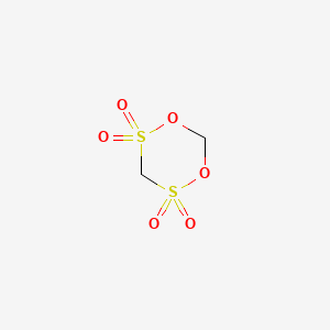 Chemical structure of 1,5,2,4-Dioxadithiane 2,2,4,4-tetraoxide