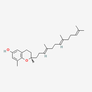 Chemical structure of delta-Tocotrienol