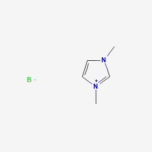 Chemical structure of 1,3-Dimethylimidazol-2-ylidene borane