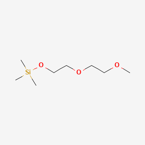 Chemical structure of 2,2-Dimethyl-3,6,9-trioxa-2-siladecane