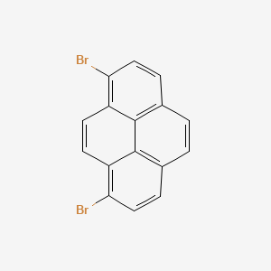 Chemical structure of 1,8-Dibromopyrene