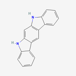 Chemical structure of 1,3-Dihydroindolo[2,3-b ]carbazole