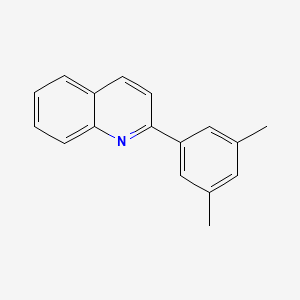 Chemical structure of 2-(3,5-Dimethylphenyl)quinoline