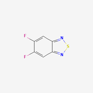 Chemical structure of 5,6-Difluorobenzo[c][1,2,5]thiadiazole