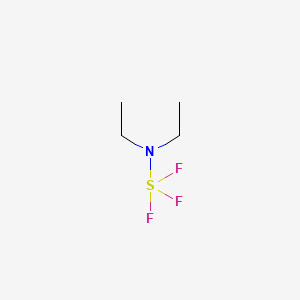 Chemical structure of (Diethylamino)sulfur trifluoride