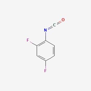 Chemical structure of 2,4-Difluorophenyl isocyanate