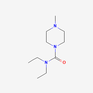 Chemical structure of Diethylcarbamazine