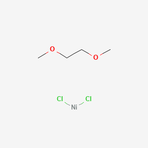 Chemical structure of dichloronickel,1,2-dimethoxyethane