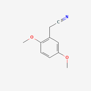 Chemical structure of 2,5-Dimethoxyphenylacetonitrile