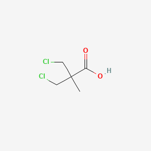 Chemical structure of 3,3′-Dichloropivalic acid