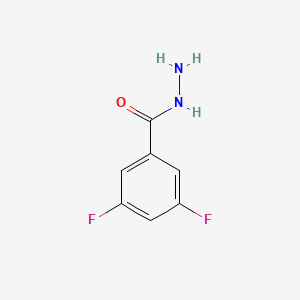 Chemical structure of 3,5-Difluorobenzhydrazide