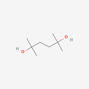 Chemical structure of 2,5-Dimethyl-2,5-hexanediol