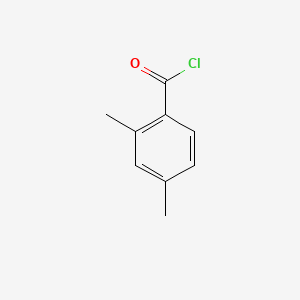 Chemical structure of 2,4-Dimethylbenzoyl chloride