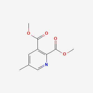 Chemical structure of Dimethyl 5-methylpyridine-2,3-dicarboxylate