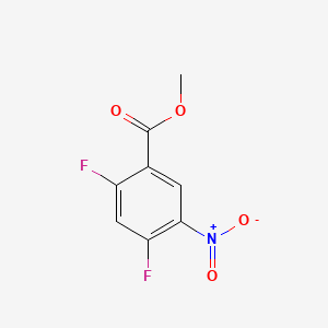 Chemical structure of Methyl 2,4-difluoro-5-nitrobenzoate