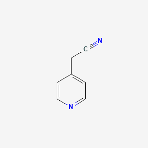 Chemical structure of 4-Pyridineacetonitrile