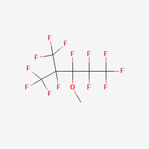 Chemical structure of 3-Methoxyperfluoro(2-methylpentane)