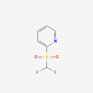 Chemical structure of Difluoromethyl 2-pyridyl sulfone