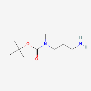 Chemical structure of 3-(N-Boc-N-methylamino)propylamine