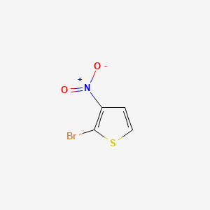 Chemical structure of 2-Bromo-3-nitrothiophene