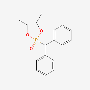 Chemical structure of Diethyl benzhydrylphosphonate