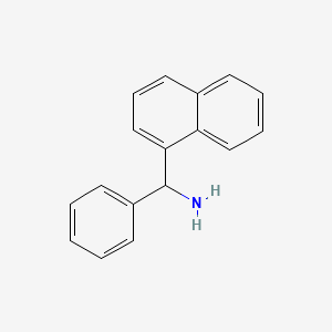 Chemical structure of alpha-(1-Naphthyl)benzylamine