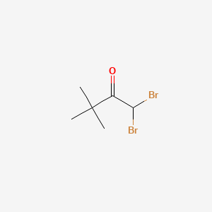 Chemical structure of 1,1-Dibromopinacolone