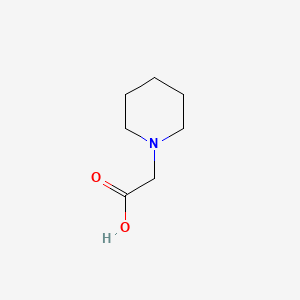 Chemical structure of 1-Piperidineacetic Acid