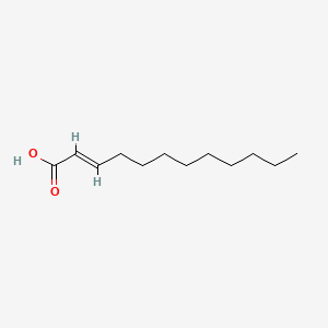 Chemical structure of Dodec-2-enoic acid