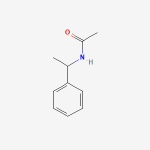 Chemical structure of N-(1-Phenylethyl)acetamide
