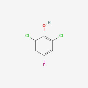 Chemical structure of 2,6-Dichloro-4-fluorophenol