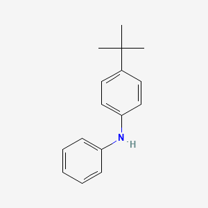 Chemical structure of 4-tert-Butyl-N-phenylaniline