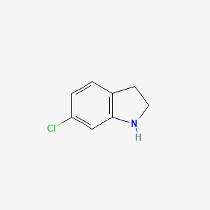 Chemical structure of 6-Chloroindoline