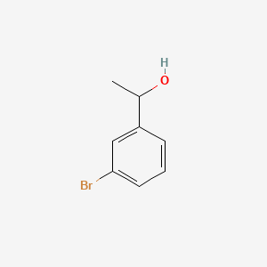 Chemical structure of 1-(3-Bromophenyl)ethanol