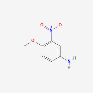 Chemical structure of 4-Methoxy-3-nitroaniline