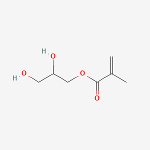 Chemical structure of Glyceryl methacrylate