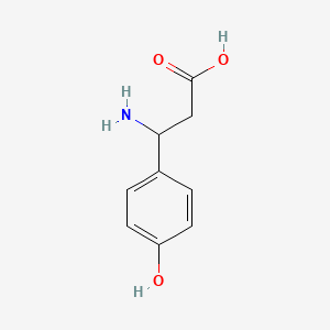 Chemical structure of 3-Amino-3-(4-hydroxyphenyl)propanoic Acid