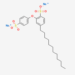 Chemical structure of Disodium 4-dodecyl-2,4'-oxydibenzenesulfonate