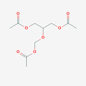 Chemical structure of 1,3-Diacetoxy-2-(acetoxymethoxy)propane