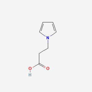 Chemical structure of Pyrrole-1-propionic Acid